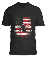 Unisex Jersey SS V-Neck T-Shirt