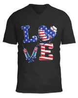 Unisex Jersey SS V-Neck T-Shirt