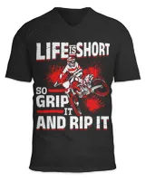 Unisex Jersey SS V-Neck T-Shirt