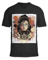 Unisex Jersey SS V-Neck T-Shirt