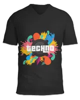 Unisex Jersey SS V-Neck T-Shirt