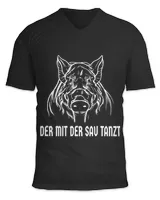 Unisex Jersey SS V-Neck T-Shirt