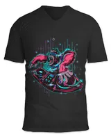 Unisex Jersey SS V-Neck T-Shirt