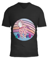 Unisex Jersey SS V-Neck T-Shirt