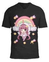 Unisex Jersey SS V-Neck T-Shirt