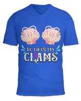 Unisex Jersey SS V-Neck T-Shirt