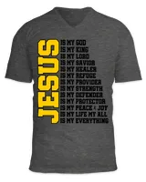 Unisex Jersey SS V-Neck T-Shirt