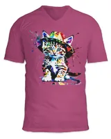 Unisex Jersey SS V-Neck T-Shirt