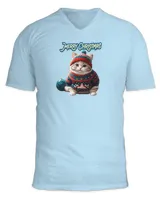 Unisex Jersey SS V-Neck T-Shirt