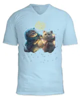 Unisex Jersey SS V-Neck T-Shirt