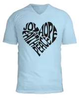 Unisex Jersey SS V-Neck T-Shirt
