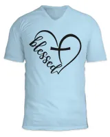 Unisex Jersey SS V-Neck T-Shirt