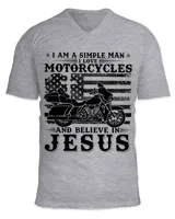 Unisex Jersey SS V-Neck T-Shirt