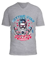 Unisex Jersey SS V-Neck T-Shirt