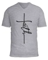 Unisex Jersey SS V-Neck T-Shirt