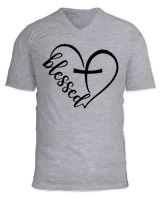 Unisex Jersey SS V-Neck T-Shirt