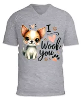 Unisex Jersey SS V-Neck T-Shirt