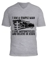 Unisex Jersey SS V-Neck T-Shirt