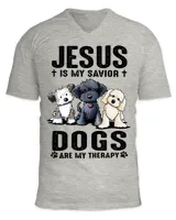 Unisex Jersey SS V-Neck T-Shirt
