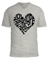 Unisex Jersey SS V-Neck T-Shirt