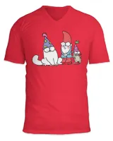 Unisex Jersey SS V-Neck T-Shirt