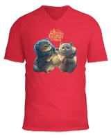 Unisex Jersey SS V-Neck T-Shirt