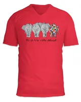 Unisex Jersey SS V-Neck T-Shirt