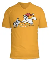 Unisex Jersey SS V-Neck T-Shirt