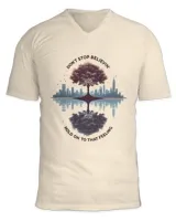 Unisex Jersey SS V-Neck T-Shirt