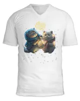 Unisex Jersey SS V-Neck T-Shirt