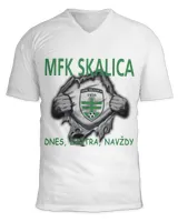 Unisex Jersey SS V-Neck T-Shirt