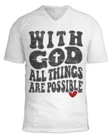 Unisex Jersey SS V-Neck T-Shirt