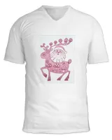 Unisex Jersey SS V-Neck T-Shirt