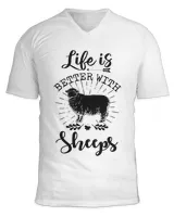 Unisex Jersey SS V-Neck T-Shirt