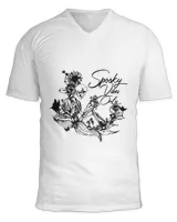 Unisex Jersey SS V-Neck T-Shirt