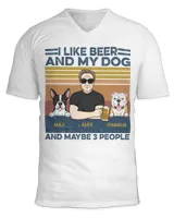 Unisex Jersey SS V-Neck T-Shirt