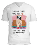 Unisex Jersey SS V-Neck T-Shirt