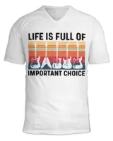 Unisex Jersey SS V-Neck T-Shirt