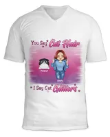 Unisex Jersey SS V-Neck T-Shirt