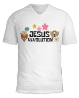 Unisex Jersey SS V-Neck T-Shirt