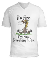 Unisex Jersey SS V-Neck T-Shirt