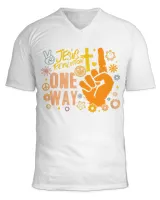 Unisex Jersey SS V-Neck T-Shirt