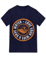 Unisex Jersey SS V-Neck T-Shirt