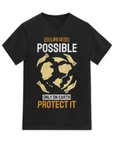 Unisex Jersey SS V-Neck T-Shirt