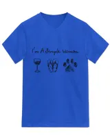 Unisex Jersey SS V-Neck T-Shirt