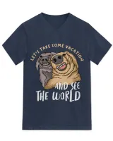 Unisex Jersey SS V-Neck T-Shirt