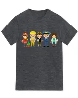Unisex Jersey SS V-Neck T-Shirt