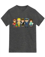 Unisex Jersey SS V-Neck T-Shirt