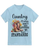 Unisex Jersey SS V-Neck T-Shirt