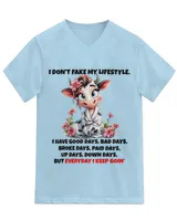 Unisex Jersey SS V-Neck T-Shirt